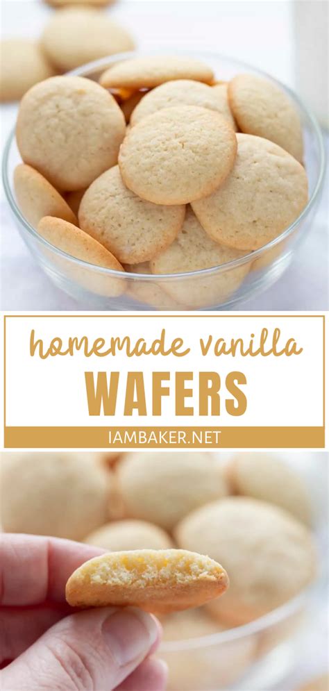 Vanilla Wafers Recipe Homemade Snacks Homemade Recipes Favorite