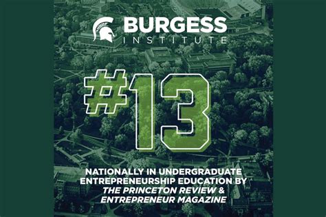 Entrepreneurship at MSU ranks in the top 15 nationwide - MSU Broad College of Business