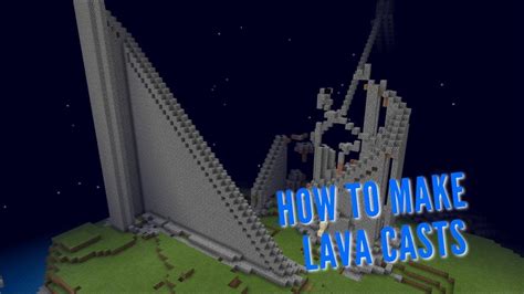 How To Make Lava Casts In Minecraft YouTube