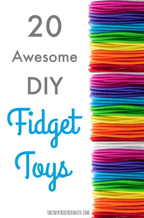 20 Awesome Diy Fidget Toys The Inspired Treehouse Diy Sensory Toys