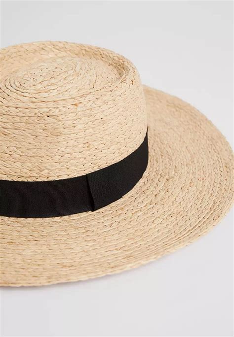 Buy Other Stories Ribbon Brim Straw Hat Online Zalora Philippines