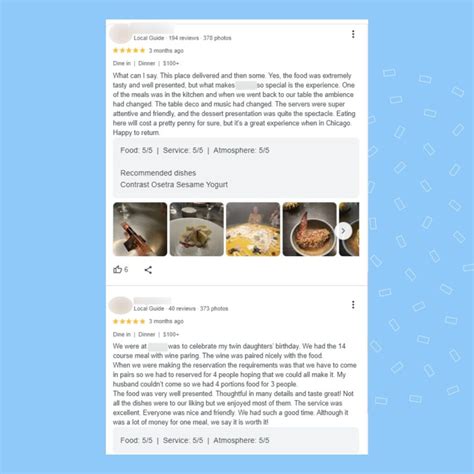 Culinary kudos: 35+ good restaurant review examples | Birdeye