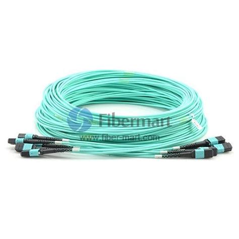 Fibers Om Multimode Strands Mpo Trunk Cable Mm Lszh Riser