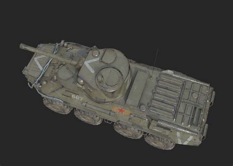 D Model Russian Army S Nona Svk Self Propelled Howitzer Vr Ar