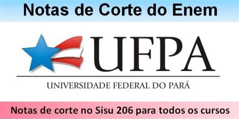 Veja As Notas De Corte Sisu 2016 Na UFPA