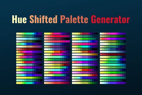 Hue Shifted Color Palettes Utilities Tools Unity Asset Store