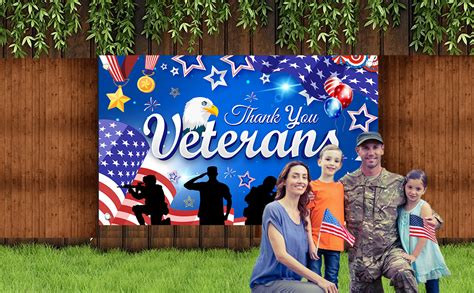 Amazon Veterans Day Decorations Banner 71 X 43 Veterans Day