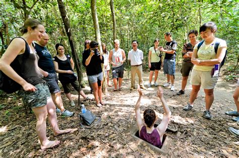 Cu Chi Tunnels Near Ho Chi Minh City Saigon Vietnam