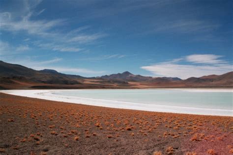 Salt Lake In The Atacama Desert In Northern Chile A Suitable