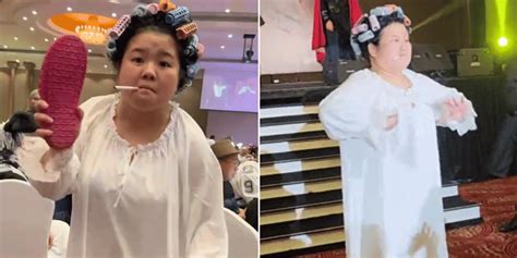 M’sian Woman Dresses Up As 'Kung Fu Hustle' Landlady For Company Dinner ...