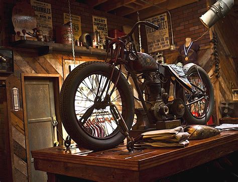 Image Result For Vintage Motorcycle Garage Pinterest Motorcycle