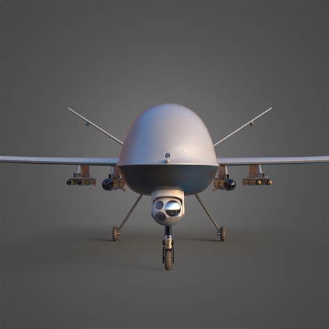 Military Drone Uav 3d Model