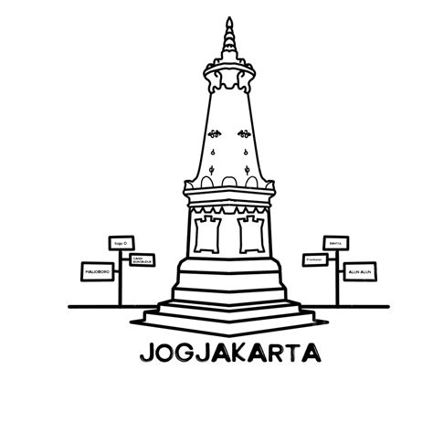 Logo Tugu Jogja Vector Png Images