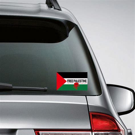 Agiferg FREE PALESTINE Free Palestine Flag Car Sticker Decorative