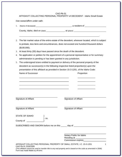 Probate Form 13100 Free Form Resume Examples Gzoeq6Mowq Within