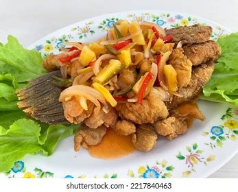 Ikan Asam Manis Crispy Fried Fish Stock Photo 2217840463 | Shutterstock