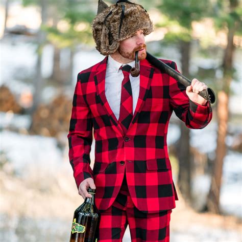 Buffalo Check Suit | The Red & Black Lumberjack