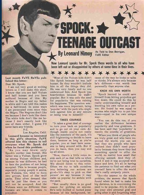 Leonard Nimoy S Advice To A Biracial Girl In Leonard Nimoy