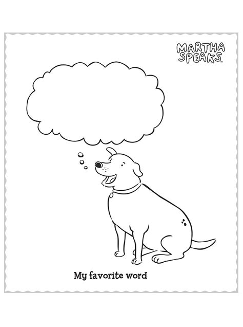 Helen Lorraine from Martha Speaks Coloring Page - Free Printable ...