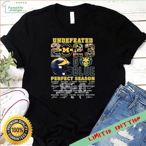 Famillydesign Fashion Store University Of Michigan 2023 Undefeated Go