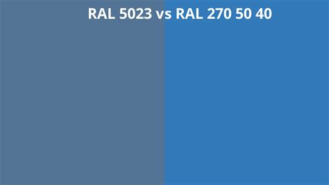 Ral 5023 Vs 270 50 40 Ral Colour Chart Uk