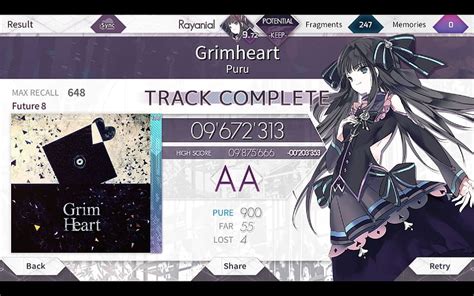 I Wish I Could Be Better At This Game Arcaea Arcaea New