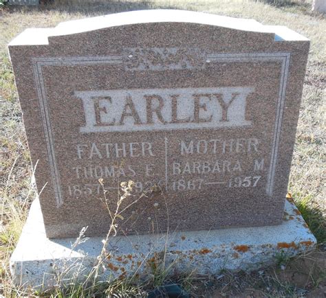 Thomas Ephraim Earley 1857 1924 Find A Grave Memorial