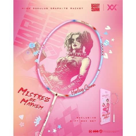 MAXX HARLEY QUINN MISTRESS MYHEM BADMINTON RACKET BOXSET Shopee Malaysia