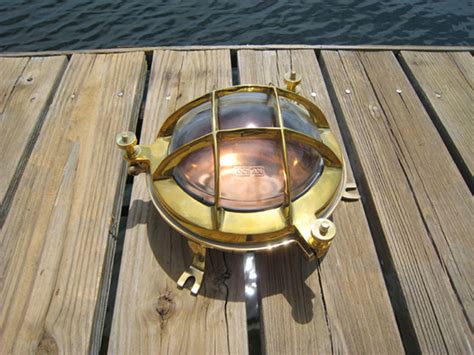 Brass And Copper Nautical Wall Mount Bulkhead Ship Light Nautical Lights