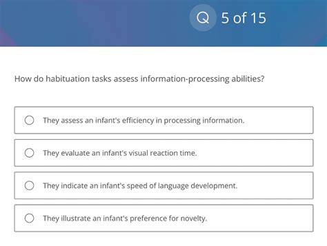 Answered How Do Habituation Tasks Assess… Bartleby