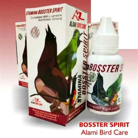 Jual Bosster Spirit Alami Bird Care Vitamin Burung Lovebird Kenari