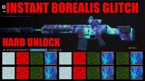 NEW INSTANT BOREALIS GLITCH HARD UNLOCK ANY CAMO MW3 CAMO GLITCH