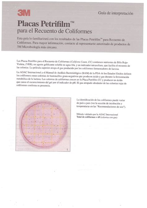 Placas Petrifilm Para El Recuento De Coliformes Ciencia De Los