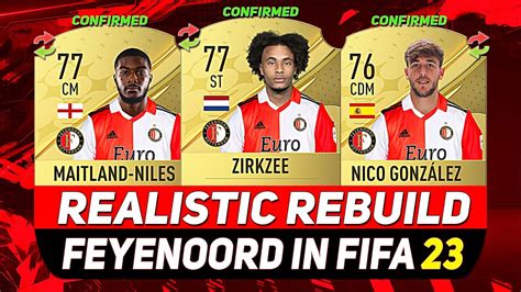 FEYENOORD REALISTIC REBUILD IN FIFA 23 CAREER MODE Ft ZIRKZEE