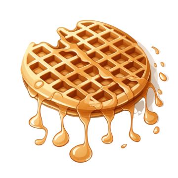 Waffle Png With Ai Generated, Sweet, Fresh, Breakfast PNG Transparent ...