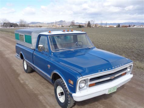 1968 Chevrolet Barn Find C10 K10 Custom 4x4 High Desert Survivor Time Capsule Nr For Sale