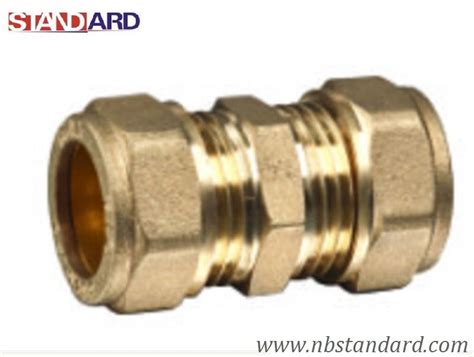 Compression Coupling Compression Fitting Brass Fitting Copper Pipe Tube Connector China