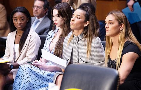 Simone Bile Breaks Down In Tears Testifying At Senate Hearing On Nassar