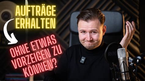 Als Sprecher Auftr Ge Erhalten Ohne Etwas Vorzeigen Zu K Nnen Youtube