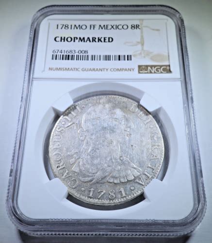 Ngc Chopmarks Spanish Mexico Silver Reales Spanish Colonial