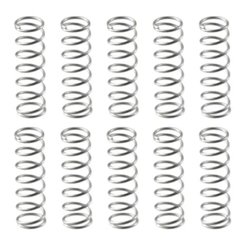 Pcs Stainless Steel Compression Spring Durable X X Mm Silver