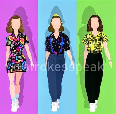 Diff Rentes Tenues Stranger Things Fanart Stranger Things Girl