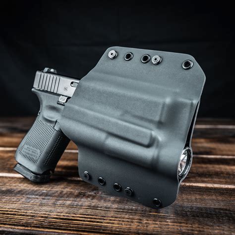 Owb Light Bearing Holster Matte Black Outlaw Holsters