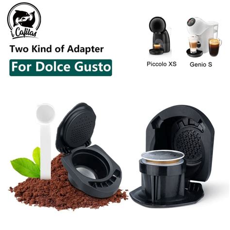 Icafilas Adapter For Dolce Gusto Maker With Original Nespresso Capsule