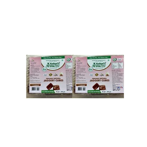 Kothari S Royal Organic Jaggery Cubes Gm Packc Of Amazon In