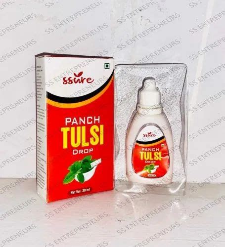 Drops Panch Tulsi Drop Packaging Type Bottle Packaging Size 30 Ml