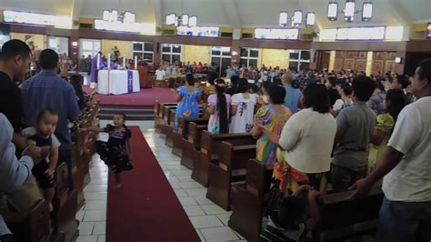 Excerpts Of A Chuukese Catholic Mass In Dededo Guam Youtube