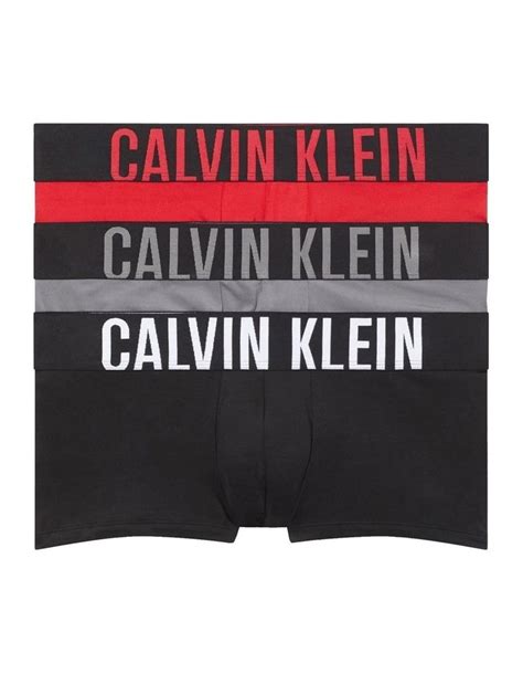 Calvin Klein Intense Power Micro Low Rise Trunks 3 Pack In Multi Myer