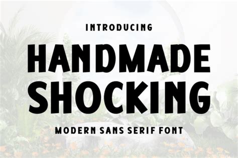 Handmade Shocking Font By Riman Ntypes Creative Fabrica