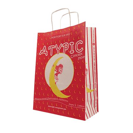 Sac Papier Personnalis Atypique Cr A Pack